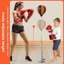 Bóng đấm bốc tốc độ YUUKII, Huấn luyện nhanh nhẹn với găng tay Túi đấm bốc, Huấn luyện phản xạ trong nhà đứng chuyên nghiệp Phát triển phối hợp công cụ phụ trợ