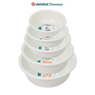 Set 5 chậu nhựa cao cấp Hokori tiện dụng Nhựa Việt Nhật
