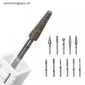 VFZ Kim Cương Móng Tay Mũi Cắt Lớp Biểu Tượng Làm Sạch Cho Máy Khoan Điện Làm Móng Chân Đánh Bóng Móng Tay Nghệ Thuật Dụng Cụ Salon Đồ Dùng Gia Đình OTE