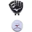 Mizuno Dụng cụ đánh dấu bóng golf chủ đề bóng chày có kẹp nam châm, unisex