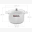 Nồi inox 3 đáy nắp kiếng 30cm Happy Cook NC-30G- Dùng tất cả loại bếp - Bảo Hành 6 Tháng