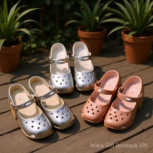 cross Ballet Hole Shoes Nữ Mùa Hè Đi Biển Chống Trơn Trượt Thoáng Khí Mặc Ngoài Y Tá Sandal Ballet