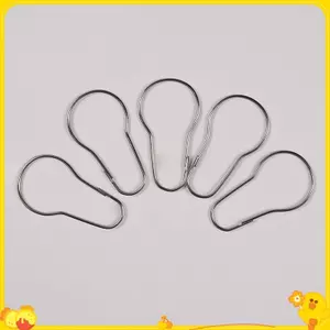 10 / 20 Chiếc Màn Mở Bầu Nhẫn Carabiner Móc Khóa Kẹp Cửa Sổ Rèm Móc Tắm Rèm Thanh Kẹp Phụ Kiện
