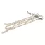 FANSIN 4 Ruy băng đính đá, Viền ren thiết kế gợn sóng 3 / 8 Inch, Viền kim cương giả pha lê lấp lánh thanh lịch cho thủ công DIY