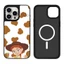 Phim Hoạt Hình Mũ Cô Gái Gương Cứng Từ Tính Ốp Lưng Điện Thoại IPhone 15 14 13 12 11 16 Plus 17 Pro Max 17 Vỏ Chống Sốc Không Khí