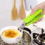 Combo 2 cái Kẹp gắp đồ chống nóng inox cán nhựa xanh GN002