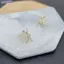 Bluelover Thời Trang Dễ Thương Hoa Cánh Tiên Bông Tai Dành Cho Nữ Cô Gái Thiết Kế Zircon Cổ Tích Tinh Tế Bông Tai Trang Sức Mới