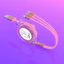 Dây sạc điện thoại 3 trong 1 BL141 3 đầu rút Lightning + Type C + Micro USB