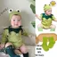 Set bộ body dài tay, ngắn tay cover Ếch xanh kèm mũ TẶNG TẤT XANH cho em bé Hàn Quốc bé từ 5-13kg