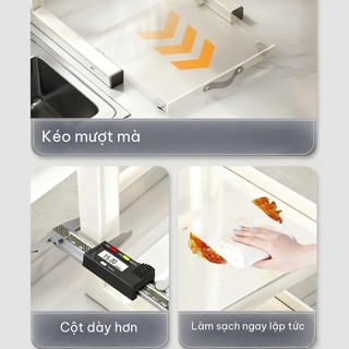 Giá để lò vi sóng kéo lò kéo bếp điều chỉnh giá để dụng cụ nhà bếp giá để gia vị trên bàn