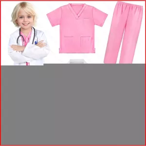 GC1 Trẻ Em Cosplay Bác Sĩ Và Y Tá Trang Phục Phòng Thí Nghiệm Khoa Học Áo Khoác Phẫu Thuật Trang Phục Hiệu Suất GC1