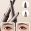 Bút kẻ mắt HFSHY Bút chì Gel nằm 2in1 Chống thấm nước lâu trôi không nhòe Bla Brown Bút kẻ mày Dễ dàng đeo cho người mới bắt đầu Trang điểm Mỹ phẩm VN