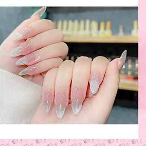 NAIL BOX OMBRE MẮT MEÒ KIM CƯƠNGGG