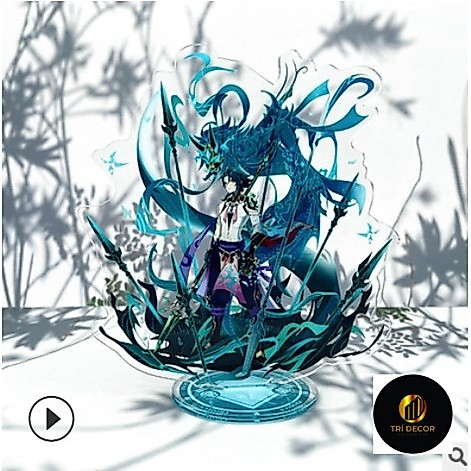 Standee XIAO - GENSHIN IMPACT tượng mô hình mica game anime chibi
