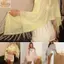 Khăn choàng móc NKSFX, Áo Poncho dệt kim bất đối xứng Shimmer, có tua rua thường ngày đi biển không đều che đậy mùa xuân hè
