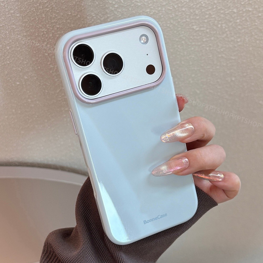 Ốp Điện Thoại Mềm Chữ Đơn Giản Cho iPhone 17 Pro Max 16 15 14 13 Vỏ Bảo Vệ Chống Sốc
