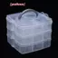 Hộp lưu trữ trang sức trong suốt Hộp hoàn thiện dung tích lớn Nelace Ring Stud Bông tai Hộp lưu trữ Hộp trang sức Hộp trang trí