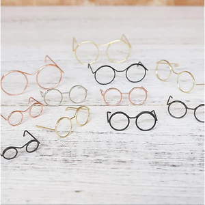 Mắt kính búp bê thú len handmade