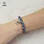 2021 Charm Blue Luy Vòng Tay Hạt Thủy Tinh Lắc Tay Nam Nữ Món Quà Trang Sức [Mina]