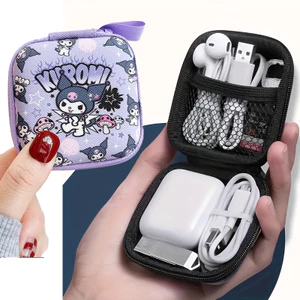 Dễ Thương Kuromi Ví Đựng Tiền Xu mini Hoạt Hình Anime Túi Đựng Tiền Xu Phong Cách Học Sinh Túi Nhỏ Tai Nghe