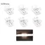 GCDHome 10 Chiếc 2pin 8 Mm COB Dải LED Để Dải Kết Nối LED Dải Kết Nối Dây Solderless Nối Dài Cho 8 Mm COB Dải Đèn HOT
