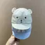 Mũ bóng chày trẻ em PYCOU, Mũ cotton dễ thương cho bé, Mũ tai gấu hoạt hình lưới mềm thoáng khí