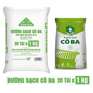 Bao 20kg Đường trắng Cô Ba Biên Hòa - date luôn mới