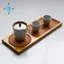 Khay trà gỗ tre thủ công Nhật Bản Giai đoạn đập khô đơn giản nhỏ để sử dụng tại nhà Bộ trà Gongfu