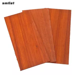 NHỎ 3 Chiếc Đàn Guitar Veneer Tấm, Màu Gỗ Padauk Gỗ Guitar Headstock Veneer, Đàn Guitar DIY Guitar Veneer Tấm Đàn Guitar Những Người Yêu Thích