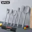 {AKIN} Bộ 6 thìa silicon cấp thực phẩm Dụng cụ nấu ăn chống dính chịu nhiệt Baking Turner Dụng cụ nhà bếp linh hoạt {a}