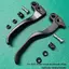 Tay cầm phanh thủy lực PYCOU, Máy bơm phanh dầu công suất 103 / 120mm dài que đen, Tay cầm phanh xe đạp kim loại hợp kim nhôm chất lượng cao cho đòn bẩy phanh XOD