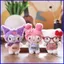 Sanrio Hello Kitty Plushie Kính Dễ Thương Mèo Con Sang Trọng Túi Búp Bê Quyến Rũ