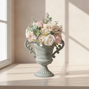 Bình hoa Urn có tay cầm Bình hoa bệt ổn định Đơn giản chắc chắn cho người lập kế hoạch đám cưới, Trung tâm bàn, Màn hình cửa sổ