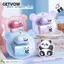 Bộ ghim GETVOW, Máy bấm kim Mini đa chức năng hình gấu trúc hoạt hình, di động với máy đóng ghim Quà tặng trở lại trường học