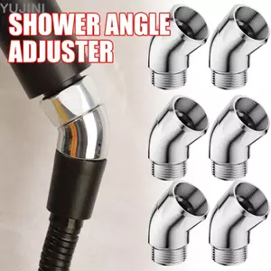 Bộ điều chỉnh góc vòi hoa sen YUJUNI, Bộ điều khiển góc vòi hoa sen khuỷu tay 1 / 2 inch cầm tay, Cổng đa năng tiện lợi Mở rộng cánh tay vòi hoa sen 135 độ