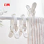 KM 1123 Hộ Gia Đình Chống Gió Nhựa Kẹp Quần Áo Sấy Chăn Kẹp Đa Năng Quần Áo Sấy Kẹp Mạnh Mẽ Cố Định Kẹp 1EAS