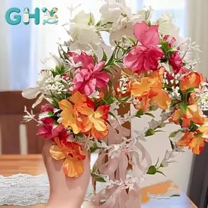 GHX Công Chúa Trẻ Em Siêu Tiên Vòng Hoa Mũ Đội Đầu Cô Gái Rừng Series Mô Phỏng Ruy Băng Hoa Cô Gái Đầu VN
