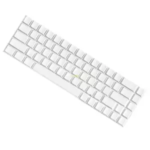 Btsg Trống 68 Chìa Khóa Trắng Keycap Bộ Chiều Cao Ban Đầu PBT Keycaps Cho Tối Giản Bàn Phím Keycap