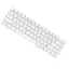 Btsg Trống 68 Chìa Khóa Trắng Keycap Bộ Chiều Cao Ban Đầu PBT Keycaps Cho Tối Giản Bàn Phím Keycap
