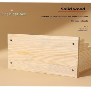 Lostcorner Gỗ Giá Để Đồ Hiển Thị Đứng 2 Lớp Sử Dụng Nhà Phụ Kiện Tóc Trang Sức Mũ Trưng Bày Giá Để Đồ Trang Sức Mới