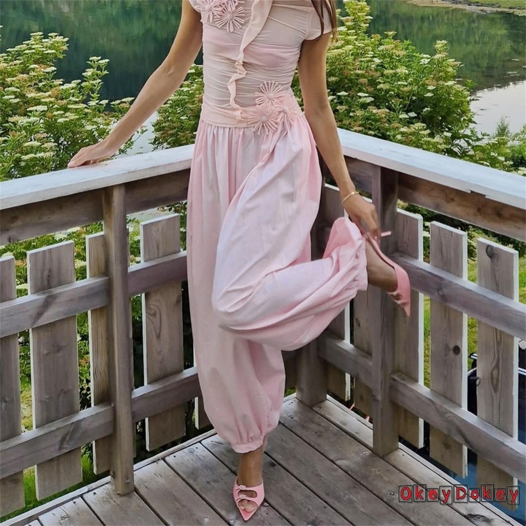 Quần đèn lồng dáng rộng vừa vặn, màu trơn, phù hợp mặc hàng ngày mùa hè