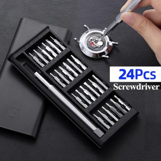Bộ tuốc nơ vít chính xác 24 trong 1 - Bộ sửa chữa chuyên nghiệp để sửa chữa đồng hồ, điện tử, điện thoại, máy tính xách tay, máy tính và thiết bị nhỏ
