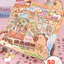 GREAT Miếng dán mô hình tiểu cảnh mini, tranh dán nhà 50 trong 1 hoạt hình, bộ sưu tập cảnh, PET dễ thương tự làm xếp hình trực quan, sách sticker quà tặng