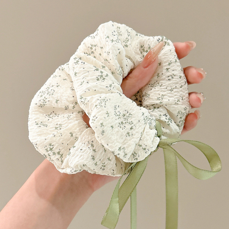 Dây buộc tóc ruột gà phong cách Hàn Quốc, ngọt ngào, chất liệu da cao cấp