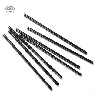 ELBBKG 500 Chiếc Ống Hút Cocktail Dùng Một Lần 21 / 13cm Đen Dài Ngắn Tiệc Cưới Supplie Mới