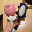 Lược Massage Kirby Air - Bàn chải tóc nhân vật Anime dễ thương (Lông di động & mềm)‌