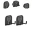 ESSENCEH 2 Chiếc Giá Đỡ Bóng Pickleball, Giá Treo Tường Mái Chèo Pickleball Không Đục Lỗ, Giá Treo Tường Hợp Kim Nhôm Tự Dính