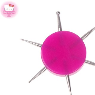 Moonlights 1 Cái 6 Đầu Móng Tay Nghệ Thuật Chấm Dụng Cụ Đĩa Móng Tay Mũi Khoan Dụng Cụ Làm Móng Chấm Dụng Cụ Vẽ Móng Mũi Khoan Bút Tròn Chấm Dụng Cụ Chấm EN