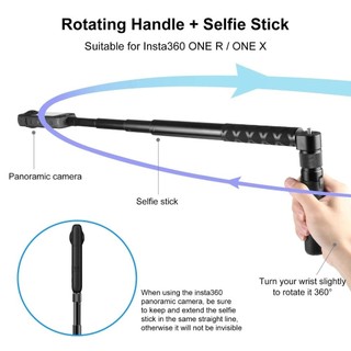 Chân đế ba chân máy ảnh JKDESIGN, với chân máy Webcam hợp kim nhôm vít 1 / 4, Gậy Selfie Mini có thể mở rộng cho Insta360 X5 X4 X3 / DJI / DJI OSMO Phụ kiện máy ảnh hành động