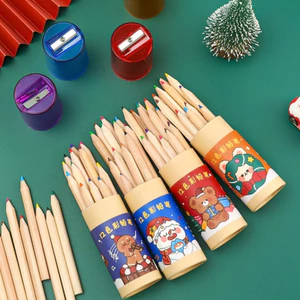 12 Chiếc Bút Chì Màu Cao Cấp Bộ Tiệc Giáng Sinh Cho Trẻ Em Học Sinh Nghệ Thuật Vẽ Thẻ Làm